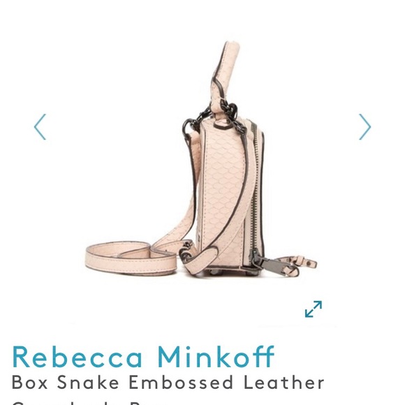 Rebecca Minkoff Box Snake Embossed Bag - Picture 3 of 11